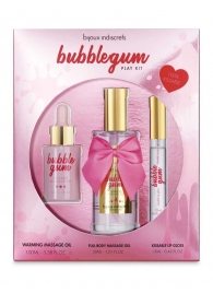 Набор средств для массажа и ласк Bubblegum Play Kit - Bijoux Indiscrets - купить с доставкой в Люберцах