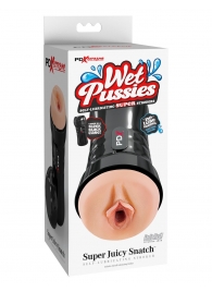 Мастурбатор-вагина в колбе Super Juicy Snatch - Pipedream - в Люберцах купить с доставкой