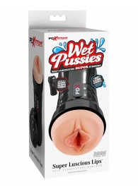 Мастурбатор-вагина в колбе Super Luscious Lips - Pipedream - в Люберцах купить с доставкой