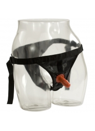 Трусики со штырьком для фиксации насадок Ultra Harness with Plug - Doc Johnson - купить с доставкой в Люберцах