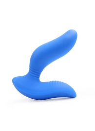 Синий вибромассажер простаты 3,5’’ Curve P-spot Massager - 12 см. - Erokay - в Люберцах купить с доставкой