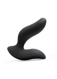 Черный вибромассажер простаты 3,5’’ Curve P-spot Massager - 12 см. - Erokay - в Люберцах купить с доставкой