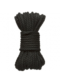 Черная верёвка для связывания и фиксации Bind Tie - 9,14 м. - Doc Johnson - купить с доставкой в Люберцах