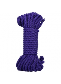 Фиолетовая верёвка для связывания и фиксации Bind Tie - 9,14 м. - Doc Johnson - купить с доставкой в Люберцах