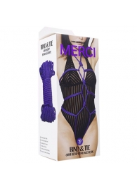 Фиолетовая верёвка для связывания и фиксации Bind Tie - 15,24 м. - Doc Johnson - купить с доставкой в Люберцах