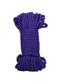 Фиолетовая верёвка для связывания и фиксации Bind Tie - 15,24 м. - Doc Johnson - купить с доставкой в Люберцах