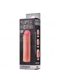 Фаллоудлинитель SUPER HERO Casanova - 18 см. - Lola Games - в Люберцах купить с доставкой