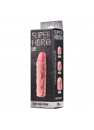 Фаллоудлинитель SUPER HERO Sex Machine - 15,5 см. - Lola Games - в Люберцах купить с доставкой