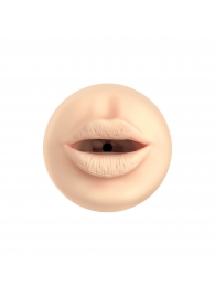 Телесный мастурбатор-ротик Feel Stroker Mouth - Kiiroo - в Люберцах купить с доставкой