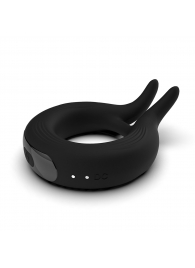 Черное эрекционное кольцо Marry Me Rechargeable Vibrating Cockring - Adrien Lastic - в Люберцах купить с доставкой