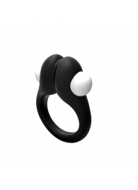 Черное эрекционное кольцо Zippy Vibrating Ring With Bullet - Adrien Lastic - в Люберцах купить с доставкой