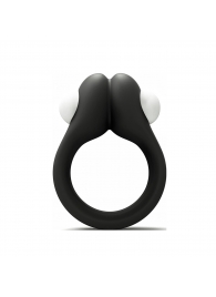Черное эрекционное кольцо Zippy Vibrating Ring With Bullet - Adrien Lastic - в Люберцах купить с доставкой