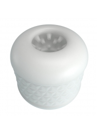 Белый сквозной мастурбатор Crystle - Baile - в Люберцах купить с доставкой