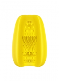 Желтый мастурбатор-яйцо Bisedze - LoveStore - в Люберцах купить с доставкой