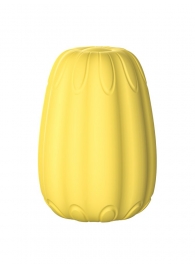 Желтый мастурбатор-яйцо Bisedze - LoveStore - в Люберцах купить с доставкой