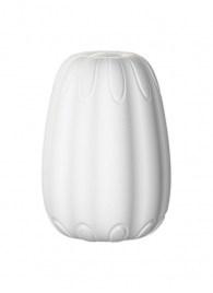 Белый мастурбатор-яйцо Bisedze - LoveStore - в Люберцах купить с доставкой