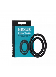 Черное двойное эрекционное кольцо Nexus Enduro Double - Nexus Range - в Люберцах купить с доставкой