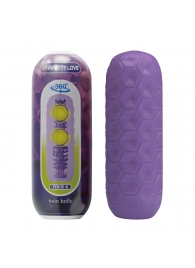 Фиолетовый мастурбатор Venus-X Twin balls - Baile - в Люберцах купить с доставкой