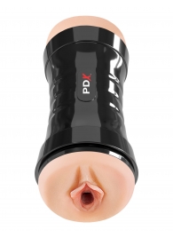 Двусторонний мастурбатор в колбе Super Flip-A-Pussy Over - Pipedream - в Люберцах купить с доставкой