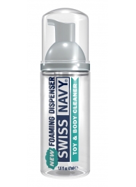 Очищающая пенка для игрушек и тела Toy   Body Cleaner Foamer - 47 мл. - Swiss navy - купить с доставкой в Люберцах