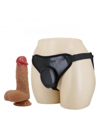 Страпон с универсальным поясом Fogg - 17,5 см. - Baile - купить с доставкой в Люберцах