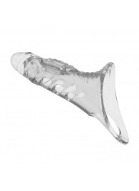 Прозрачная насадка на пенис - 22 см. - Baile - в Люберцах купить с доставкой