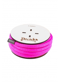 Розовая веревка для шибари на катушке - 5 м. - Pecado - купить с доставкой в Люберцах