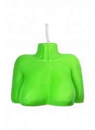 Зеленая сувенирная свеча «Женский силуэт» - Pecado - купить с доставкой в Люберцах