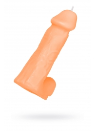 Оранжевая сувенирная свеча «Пенис» - Pecado - купить с доставкой в Люберцах