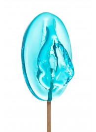 Леденец в форме вагины со вкусом блю кюрасао - 50 гр. - Sosuчki - купить с доставкой в Люберцах