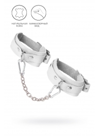 Белые мини-оковы со скруглёнными углами - Pecado - купить с доставкой в Люберцах