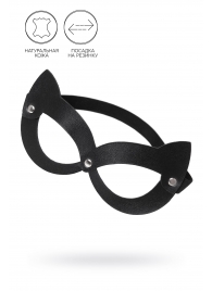 Черная открытая маска с ушками кошки - Pecado - купить с доставкой в Люберцах