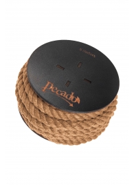 Джутовая веревка для шибари на катушке - 5 м. - Pecado - купить с доставкой в Люберцах