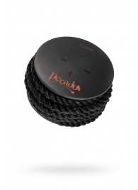 Черная веревка для шибари на катушке - 5 м. - Pecado - купить с доставкой в Люберцах