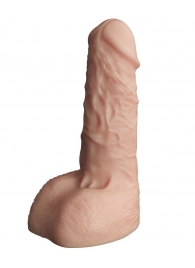 Телесный фаллоудлинитель с мошонкой Cock Next - 17 см. - LOVETOY (А-Полимер) - в Люберцах купить с доставкой