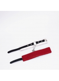 Бело-красные кожаные оковы - Crazy Handmade - купить с доставкой в Люберцах