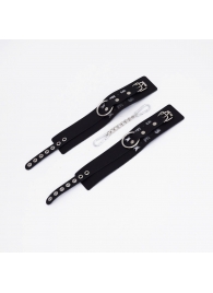 Черные кожаные оковы Sex - Crazy Handmade - купить с доставкой в Люберцах