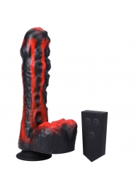 Черно-красная мини-машина на присоске Tendril Thruster - 21,6 см. - Doc Johnson - купить с доставкой в Люберцах