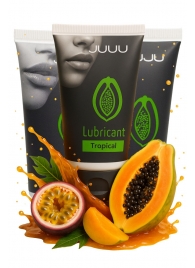 Набор из 3 съедобных лубрикантов JUJU со вкусом тропических фруктов - JuJu - купить с доставкой в Люберцах
