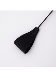 Стек с широким черным кожаным наконечником и металлической ручкой - 67 см. - Crazy Handmade - купить с доставкой в Люберцах