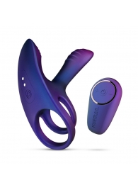 Фиолетовое эрекционное виброкольцо с клиторальной подушечкой Infinity Ignite - ONE DC B.V. - в Люберцах купить с доставкой