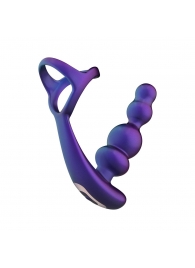 Фиолетовое эрекционное виброкольцо с анальной ёлочкой Stellar Force - ONE DC B.V. - в Люберцах купить с доставкой