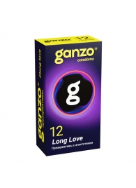 Презервативы с анестетиком для продления удовольствия Ganzo Long Love - 12 шт. - Ganzo - купить с доставкой в Люберцах
