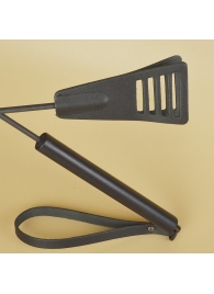 Черный кожаный стек «Сириус» - 60 см. - Sitabella - купить с доставкой в Люберцах