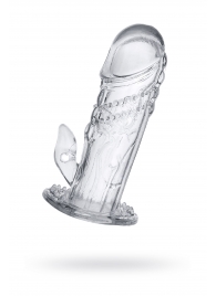 Прозрачная насадка на пенис Uco - 13 см. - A-toys - в Люберцах купить с доставкой