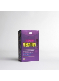 Стимулирующий гель с эффектом вибрации Blackberry Vibration - 15 мл. - INTT - купить с доставкой в Люберцах