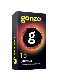 Классические презервативы с обильной смазкой Ganzo Classic - 15 шт. - Ganzo - купить с доставкой в Люберцах