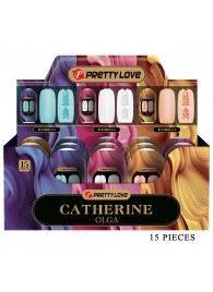 Набор из 15 мастурбаторов Catherine Olga - Baile - в Люберцах купить с доставкой