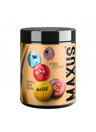 Точечные презервативы MAXUS 2000 Amazing Dots с железным кейсом - 15 шт. - Maxus - купить с доставкой в Люберцах