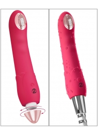 Малиновая насадка на душ с вибрацией Showers to orgasm - 20,1 см. - Orion - купить с доставкой в Люберцах